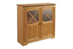 Loft24 Vitrineskap|Skap-Kersey Skap 105 cm Brun