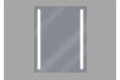 Baderomsspeil Med Belysning|Baderom-Kilmurray Speil LED 70x90 cm Sølv