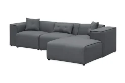 Hjørnesofa-Kimathi Hjørnesofa Mørkegrå