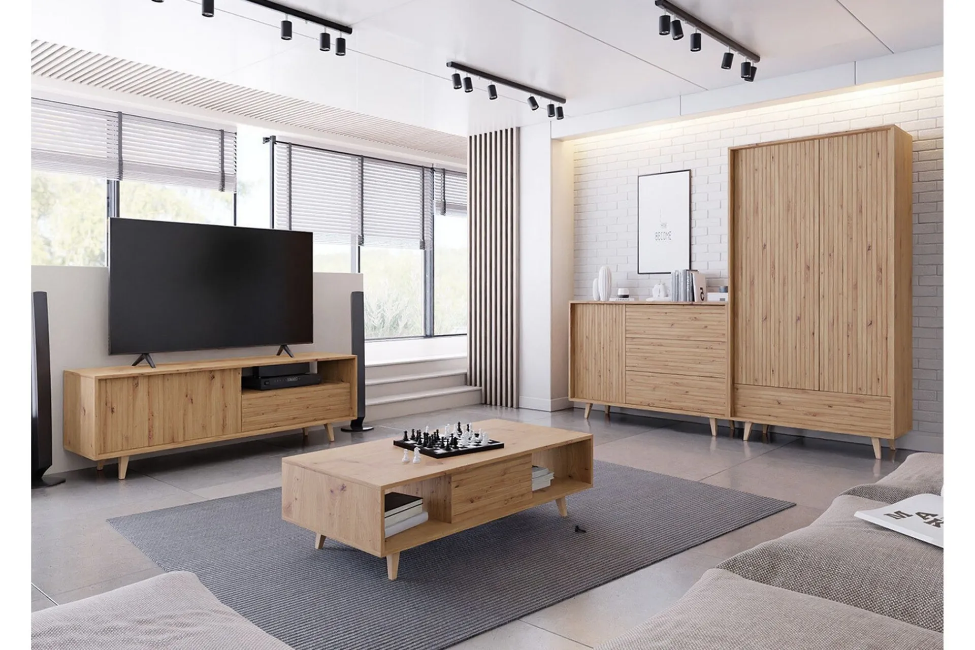 Oppbevaringsskap|Skap-Kintore Highboard Brun