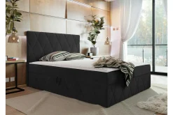 Kontinentalsenger|Seng Med Oppbevaring-Kintore Kontinentalseng 160x200 cm Svart