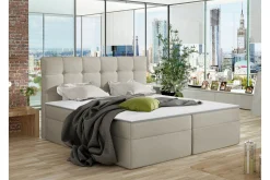 Kontinentalsenger|Seng Med Oppbevaring-Kintore Kontinentalseng 180x200 cm Beige