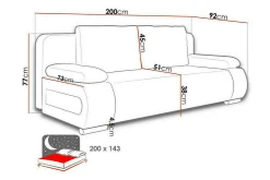 Sovesofaer-Kintore 2-sits Bäddsoffa Dark blue Mørkeblå