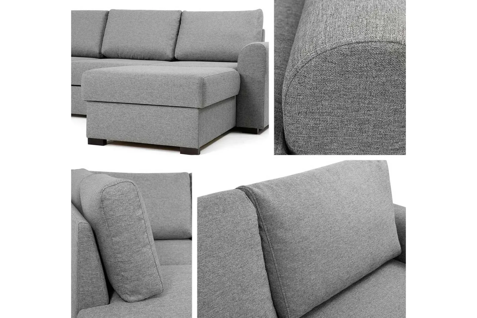 Sovesofaer-Kintore 6-sits Hörnbäddsoffa Beige/Light beige Beige/Lys Beige