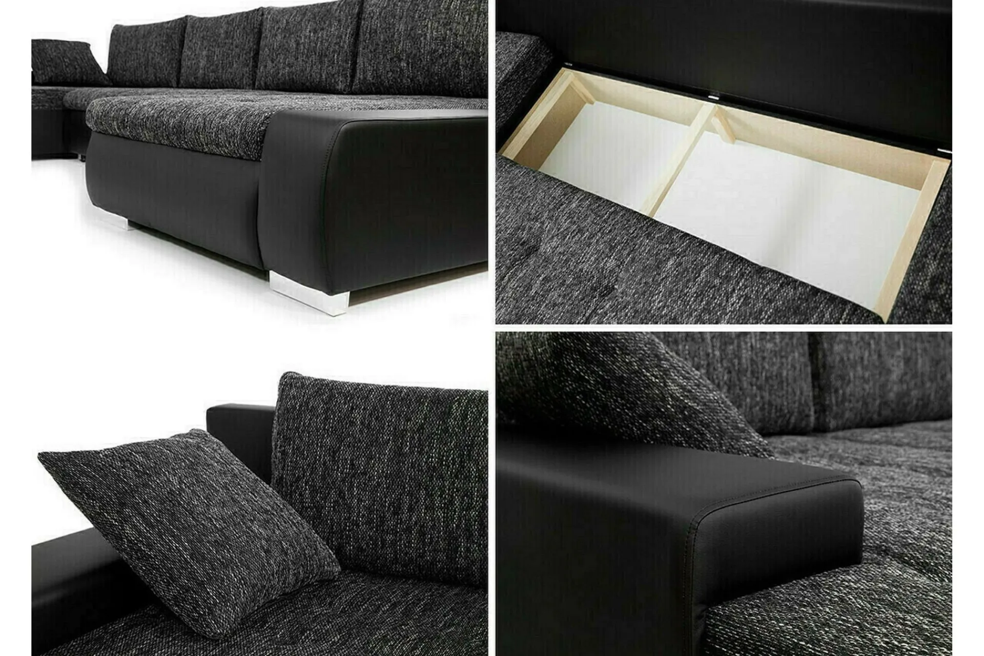 Kintore 4-sits Hörnbäddsoffa Dark blue