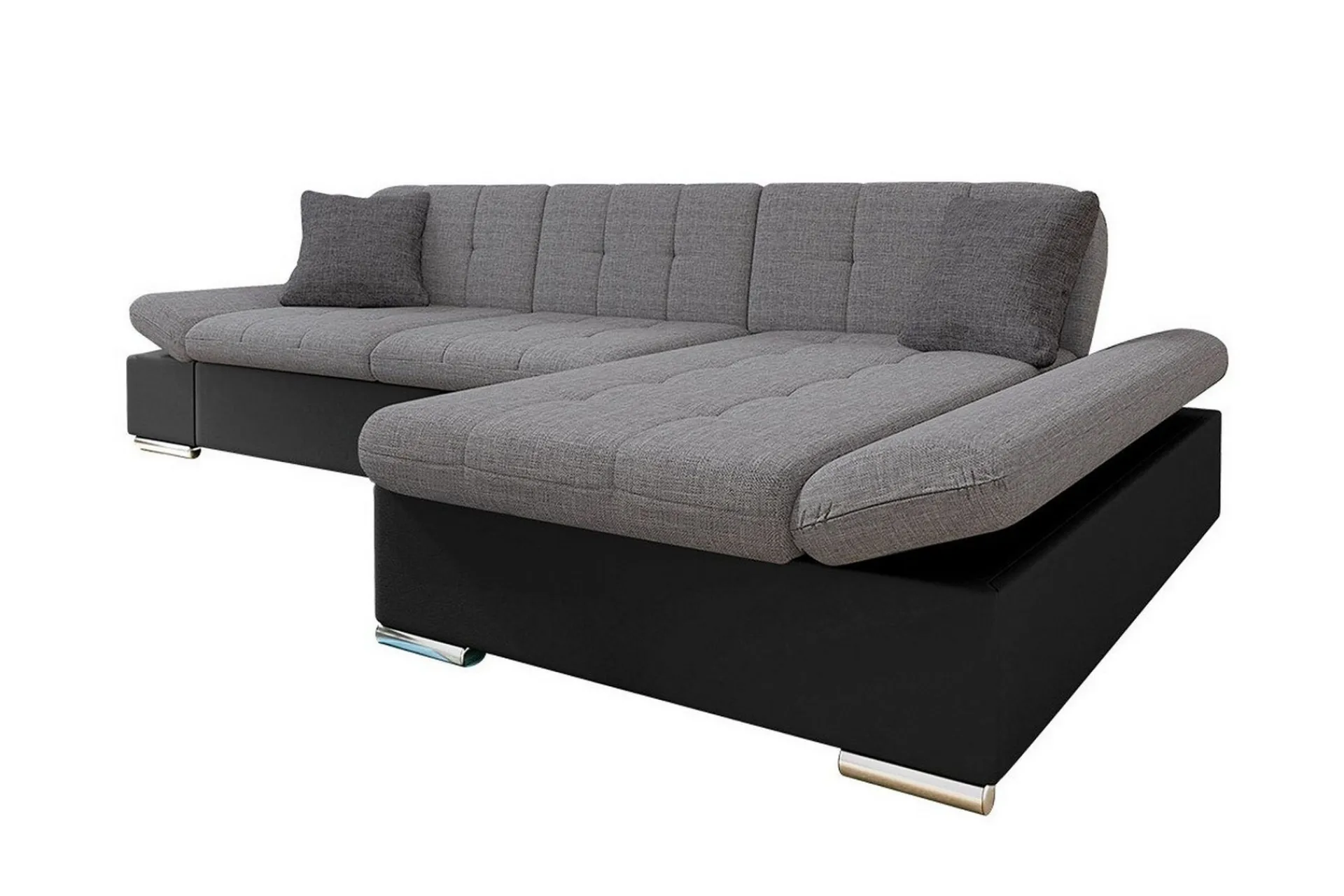 Kintore 3-sits Hörnsoffa Black/Grey