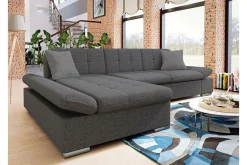 Hjørnesofa-Kintore 3-sits Hörnsoffa Dark grey Mørkegrå
