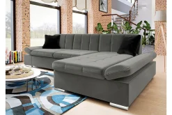 Hjørnesofa-Kintore 3-sits Hörnsoffa Grey-brown Gråbrun