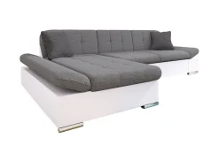 Hjørnesofa-Kintore 3-sits Hörnsoffa Light Grey/White Lysegrå/Hvit