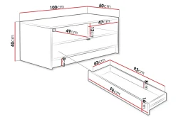Kintore Sofabord 50 cm