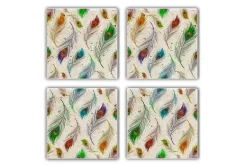 Borddekorasjon & Bordpynt|Glassbrikker-Kitchenware Glass Matt (4 Pieces) Flerfärgad