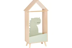 Knaggerekke-Klädhängare Beliani Durango Light colored wood||Green Lysfarget tre,Grønn