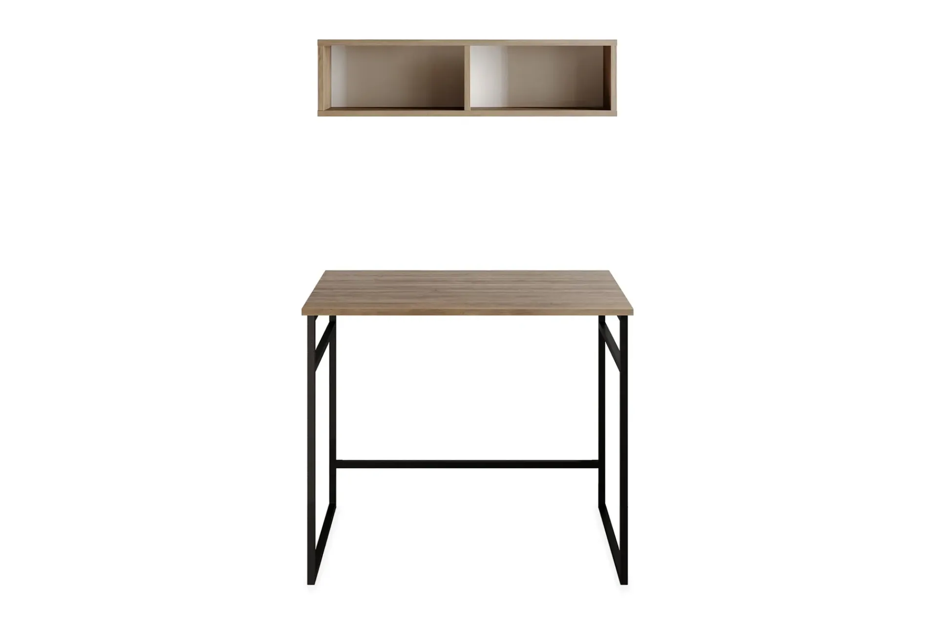 Klingbo Skrivebord 90 cm med Oppbevaring Vegghylle
