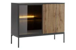Scandinavian Choice Klinkerville Lavt vitrineskap med belysning 39 cm dyp 104 cm