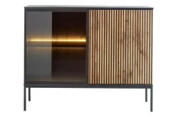 Scandinavian Choice Klinkerville Lavt vitrineskap med belysning 39 cm dyp 104 cm