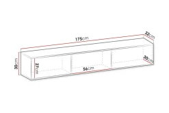 Scandinavian Choice Klinkerville TV-skap 175 cm