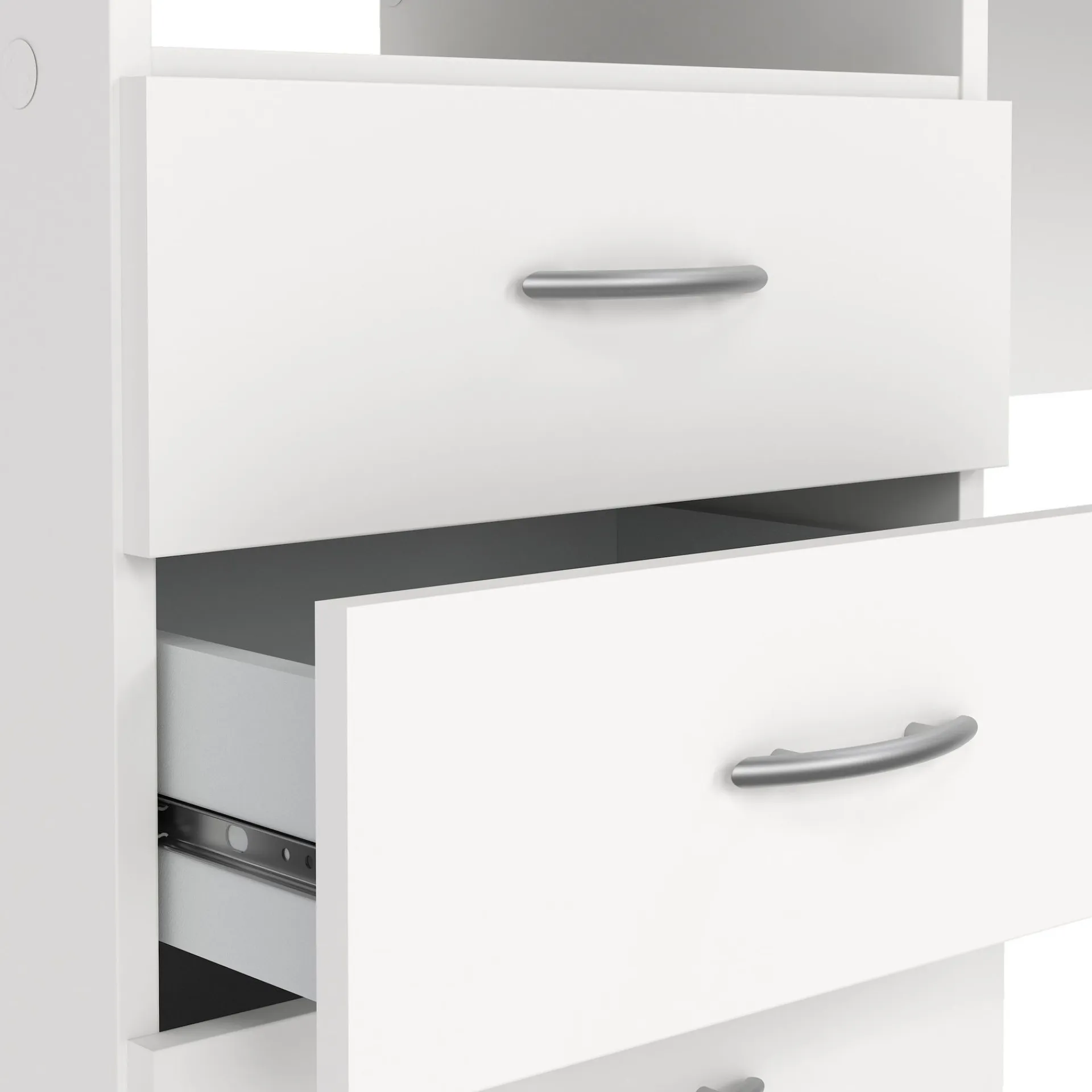 Tvilum Kontorbord-Klintberg Skrivebord med 3 skuffer 120x48x73 cm Hvit