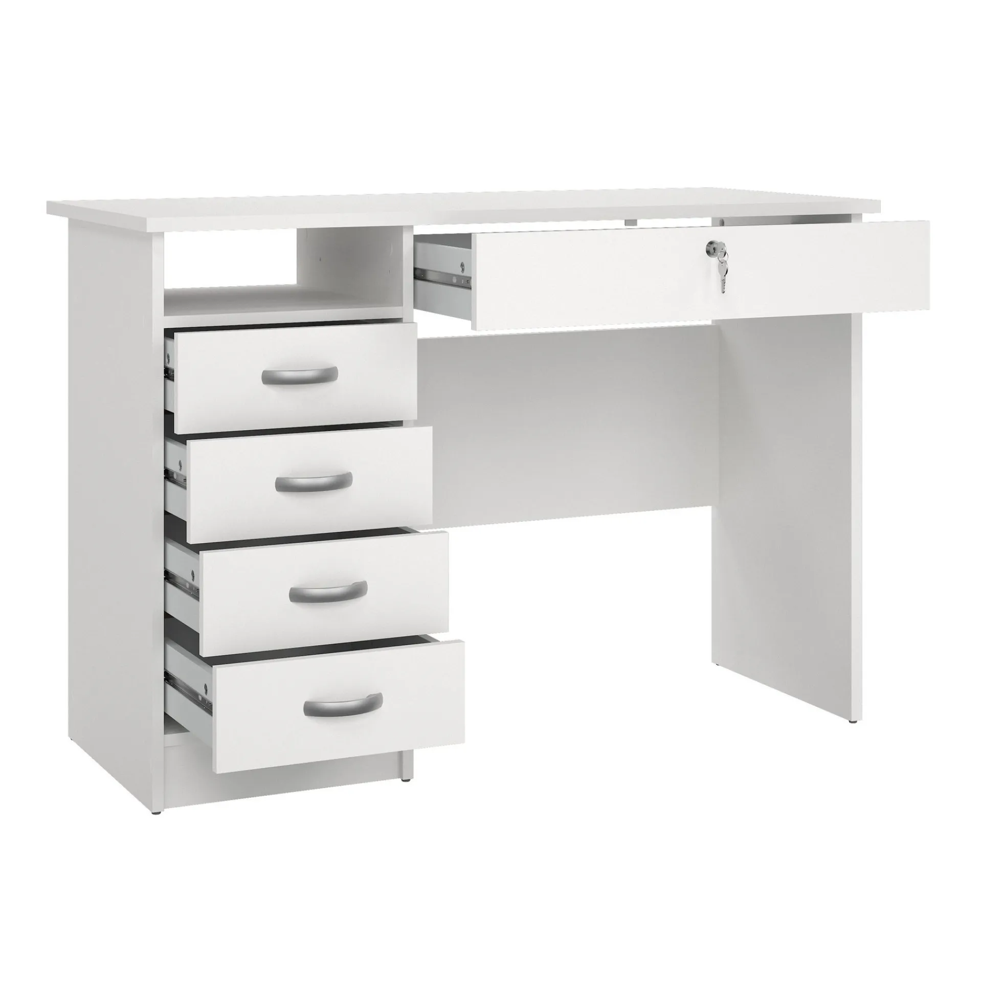 Tvilum Klintberg Skrivebord med 5 skuffer 109x48x76 cm