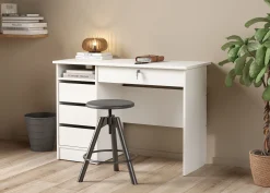 Tvilum Kontorbord-Klintberg Skrivebord 109x48x76 cm Hvit