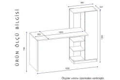 Klul Skrivebord 120 cm