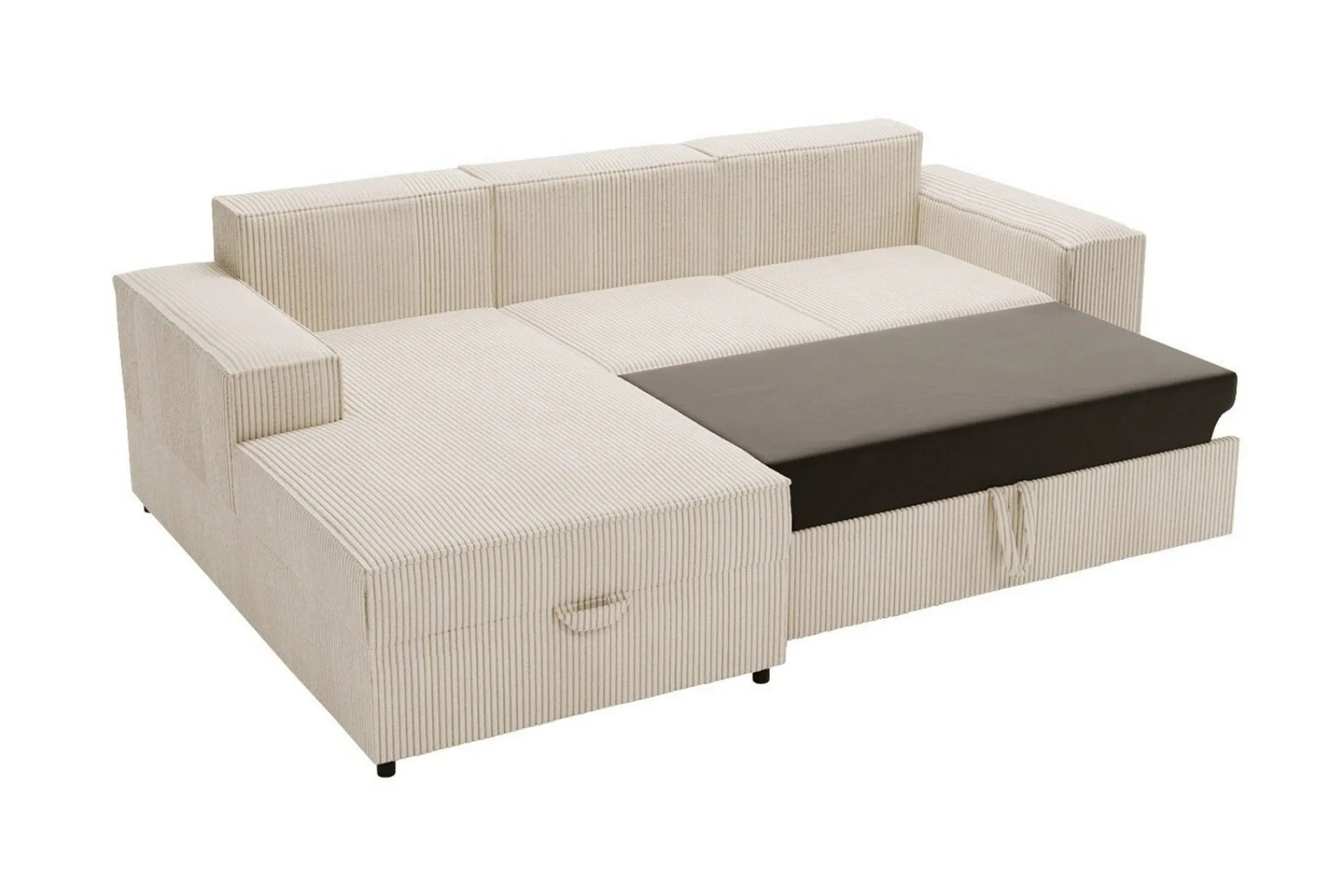 Sovesofaer-Knocklong 3-seters Hjørnesovesofa Beige/Lys Beige