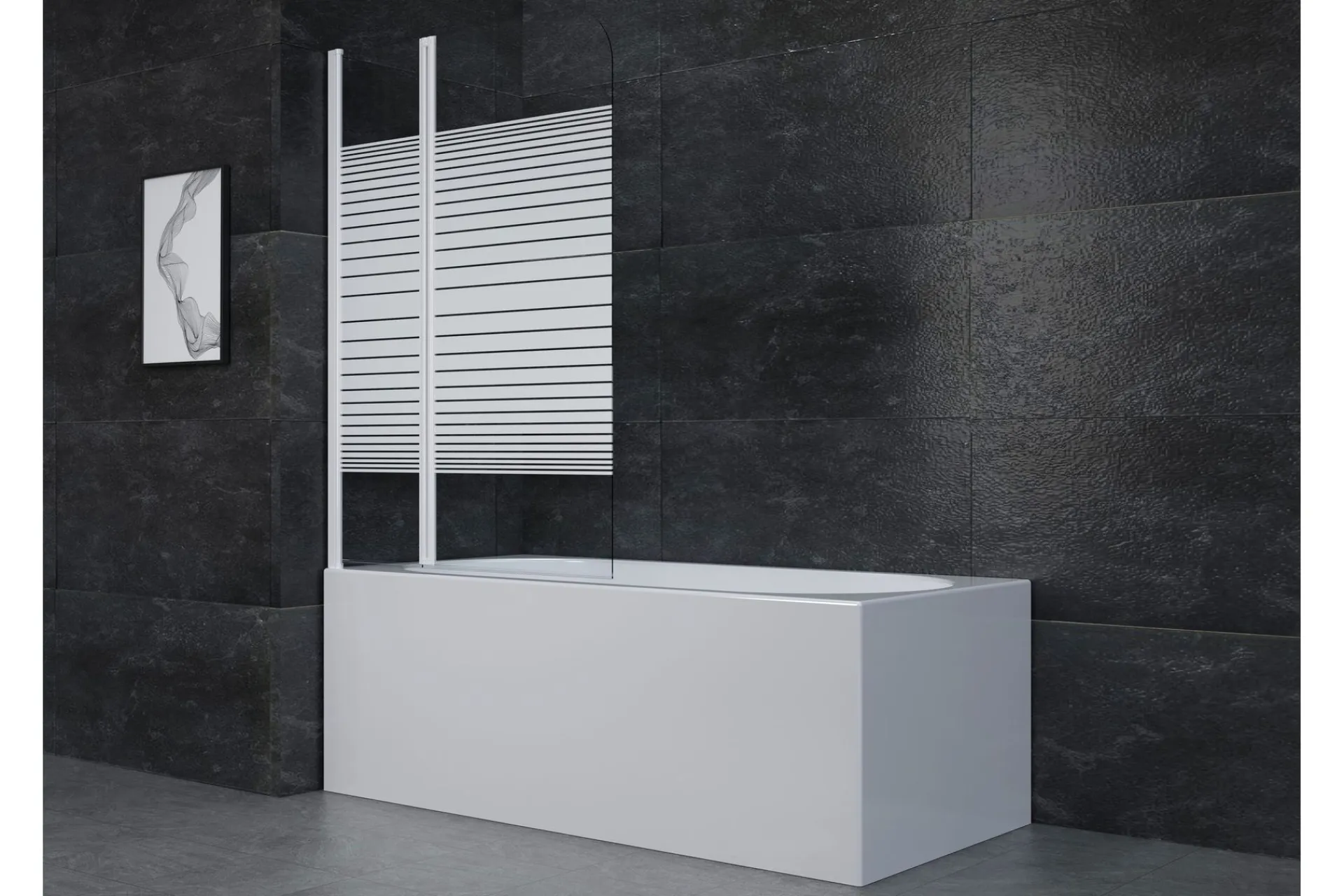 Knutby Dusjvegg 100x140 cm