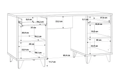 Kocherinovo Skrivebord 150 cm