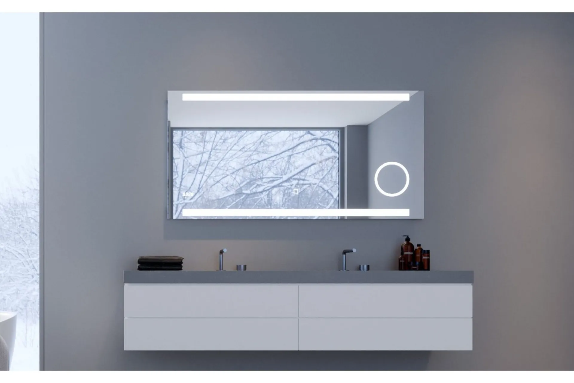 Kolerud Baderomsspeil 60 cm LED-Lys