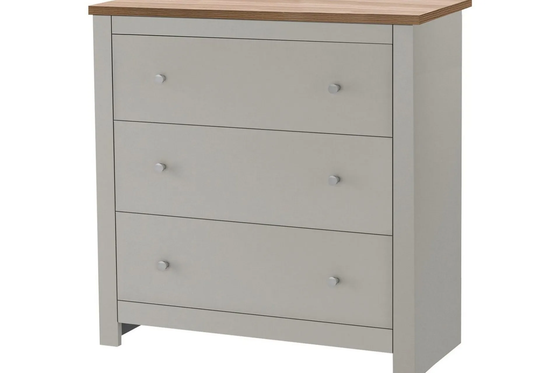 Loft24 Oppbevaringskiste-Kommode Emerald Eik,Cream