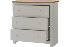 Loft24 Oppbevaringskiste-Kommode Emerald Eik,Cream