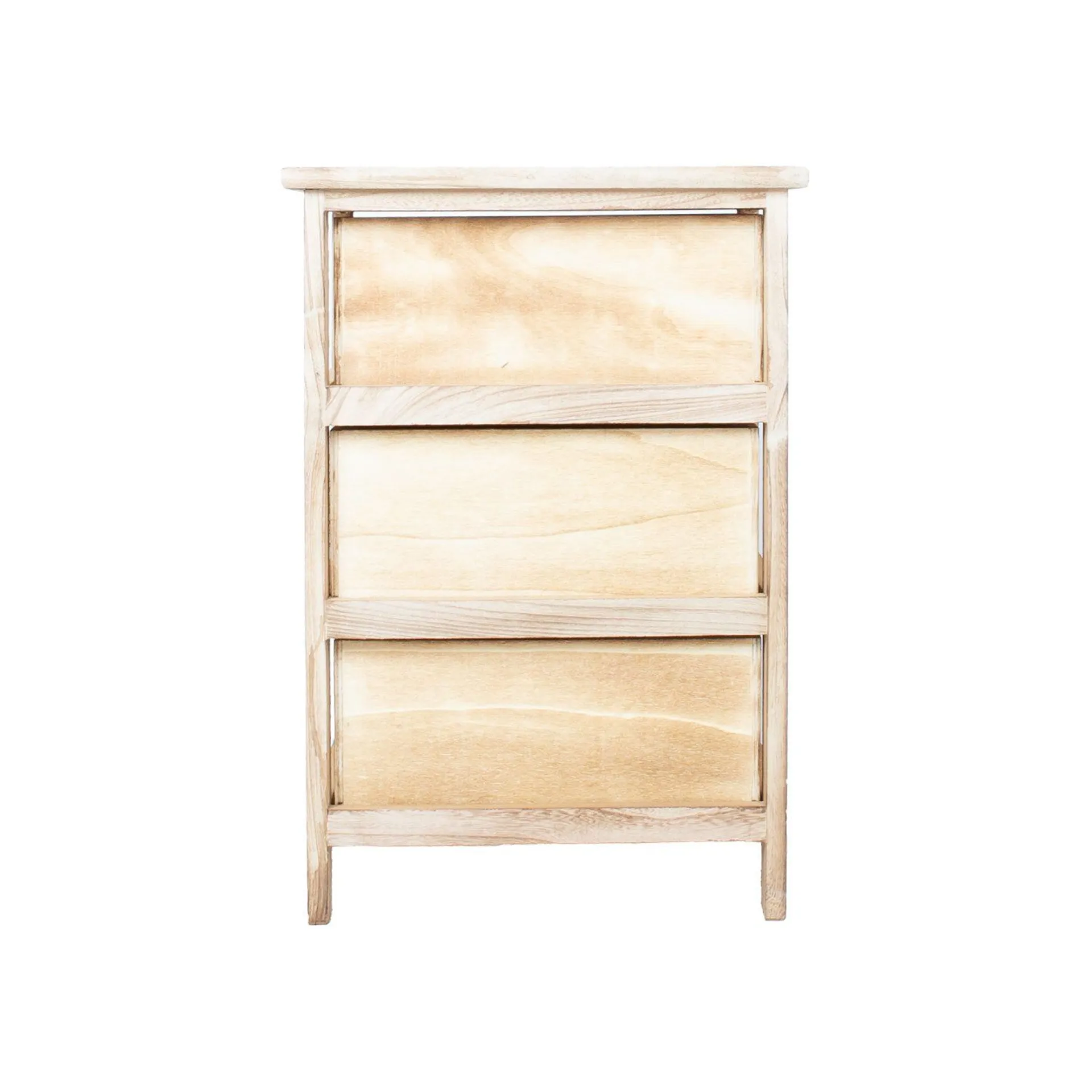 Kommode|Entrekommode-Kommode HOME4YOU Kaseke med 3 oppbevaringsenheter 40x29x58 cm natur naturlig