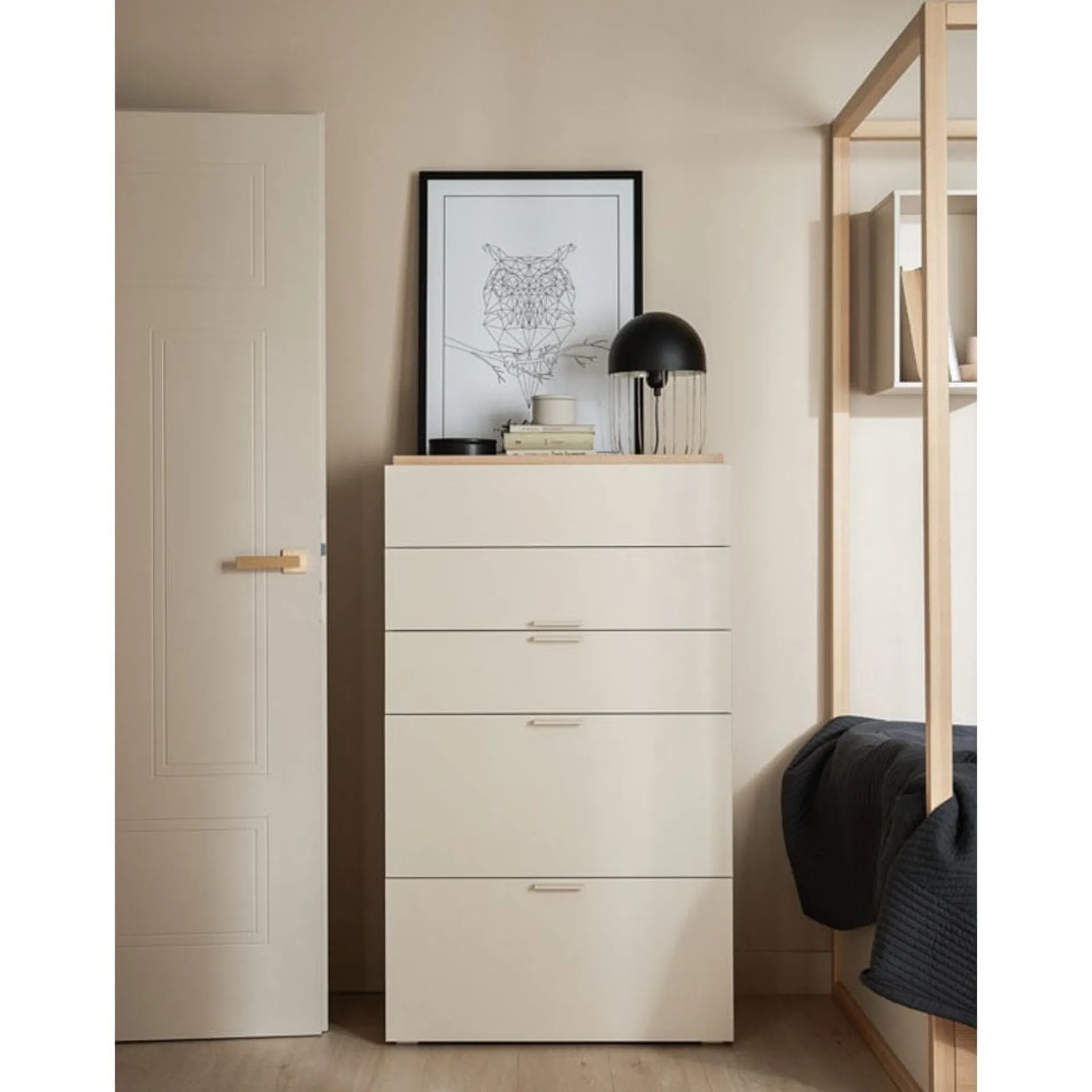 VOX Sminkebord & Toalettbord-Kommode med skuffer 4 You Fresh Natur,Beige