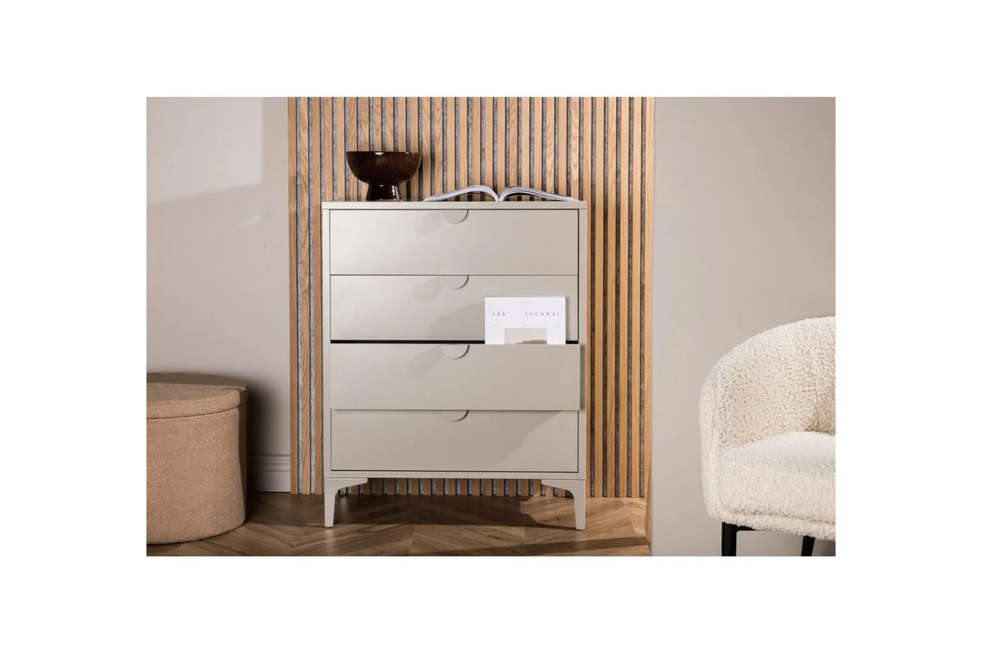 Kommode|Entrekommode-Kommode Piring Beige