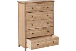 Gangbord|Avlastningsbord-Kommode Salton 85x39x111 cm Lysfarget tre