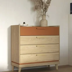 Kommode Scandi med 4 skuffer