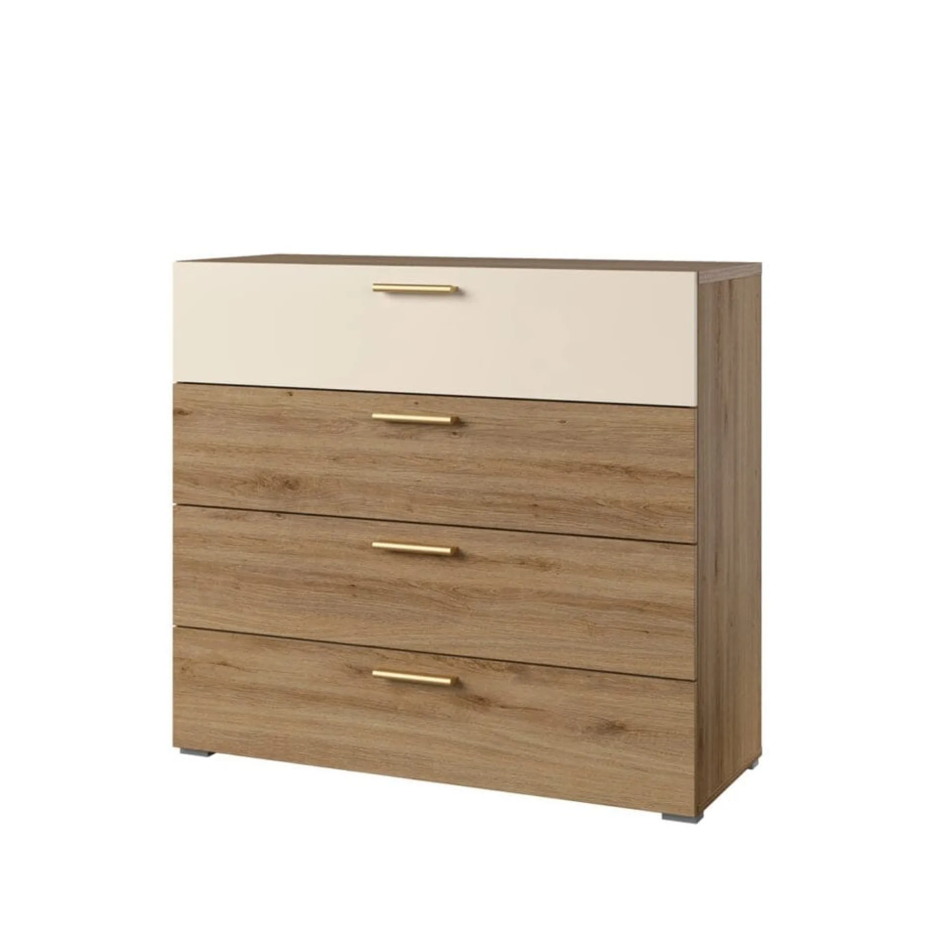 Kommode|Entrekommode-Kommode Vertina med 4 skuffer Grey