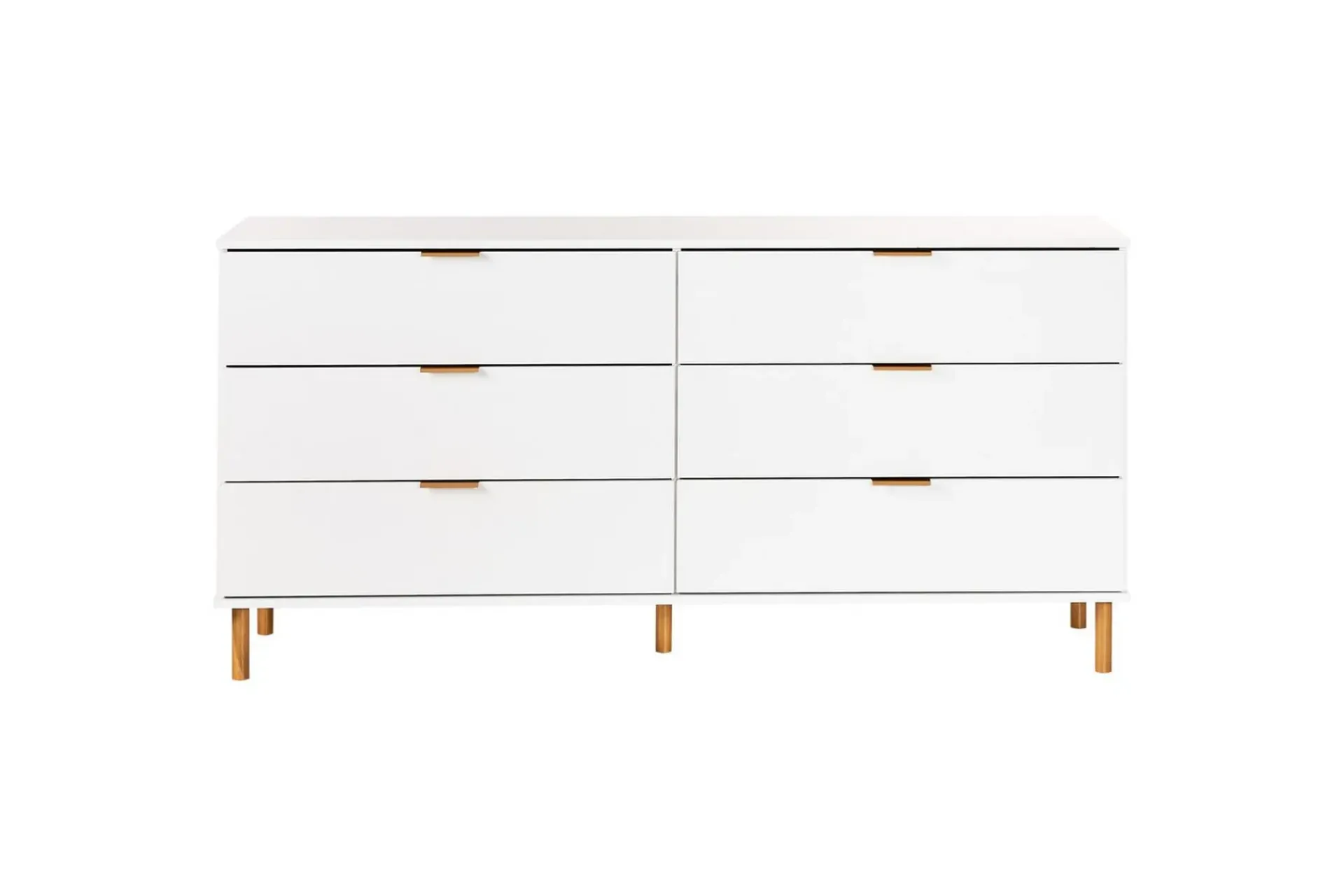 Kommode Walpole Hvit, gull