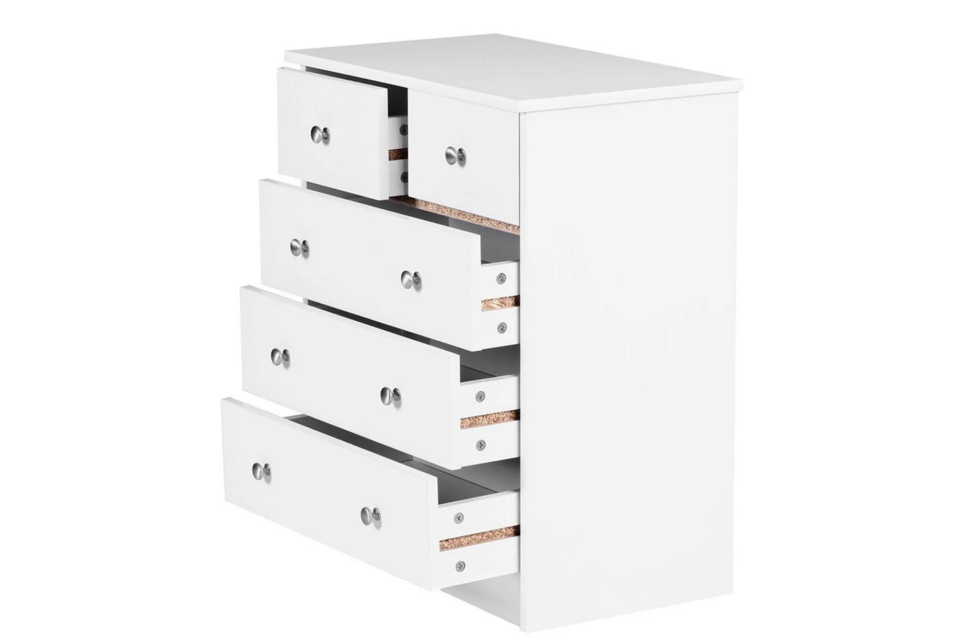 Wohnling Kommode med 5 skuffer klassisk moderne stil