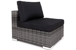 Comfort Garden Solstolpute|Komplette Putesett-Komplett møbeltrekkpakke Svart