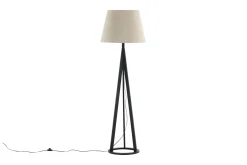Venture Home Stuelampe|Soveromslampe-Kona Gulvlampe Svart/Beige
