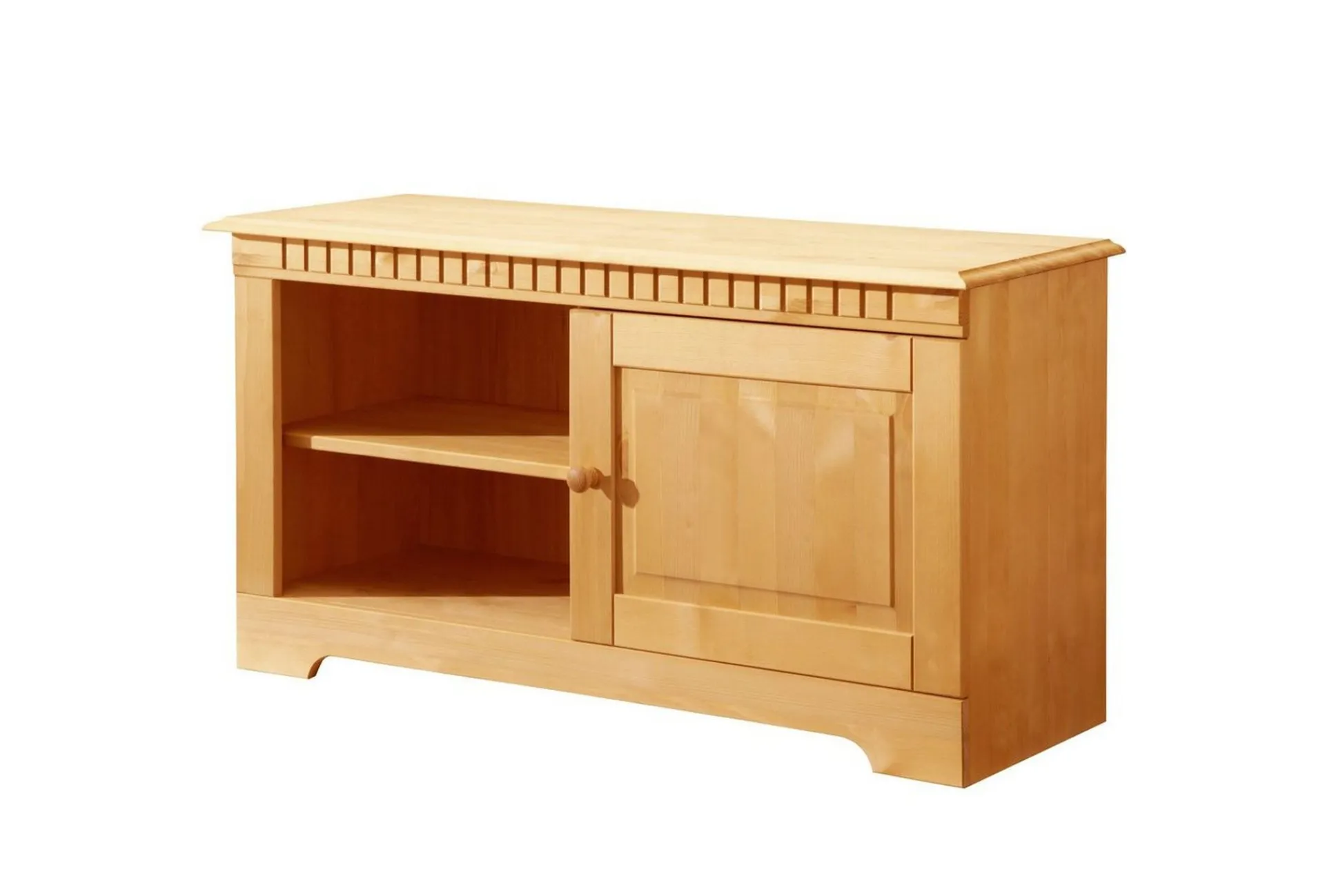 Loft24 Gangbord|Avlastningsbord-Konsollbord Lowboard Cubrix Én dør Natur
