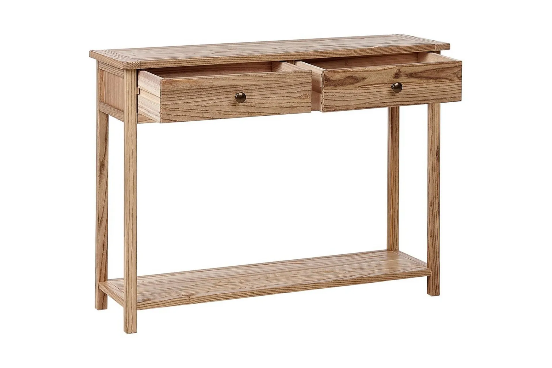 Gangbord|Avlastningsbord-Konsollbord Salton 100x31x74 cm Lysfarget tre