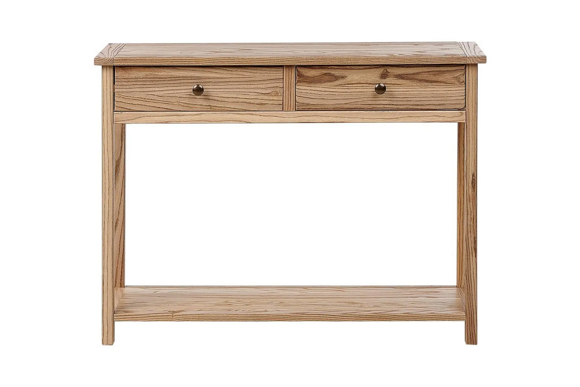 Gangbord|Avlastningsbord-Konsollbord Salton 100x31x74 cm Lysfarget tre