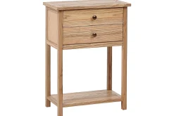 Gangbord|Avlastningsbord-Konsollbord Salton 53x31x74 cm Lysfarget tre