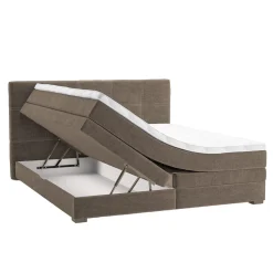 Kontinentalsenger|Seng Med Oppbevaring-Kontinentalseng HOME4YOU Jeep 160x200 cm Beige