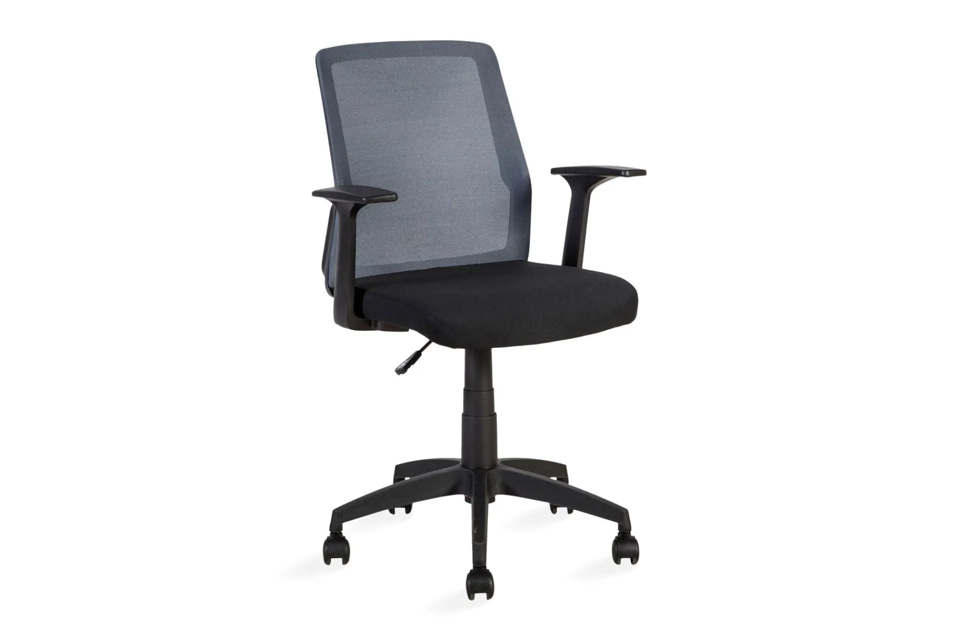 Kontorstol & Skrivebordsstol-Kontorstol ALPHA 60x55xH875-95cm svart/grå Grey