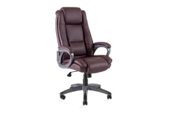 Kontorstol CALVIN 81x65xH114-1215cm mørkerød