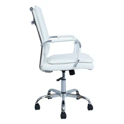 Kontorstol & Skrivebordsstol-Kontorstol HOME4YOU Ultra 54,5x63x94–104 cm hvit