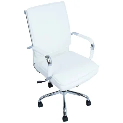 Kontorstol & Skrivebordsstol-Kontorstol HOME4YOU Ultra 54,5x63x94–104 cm hvit