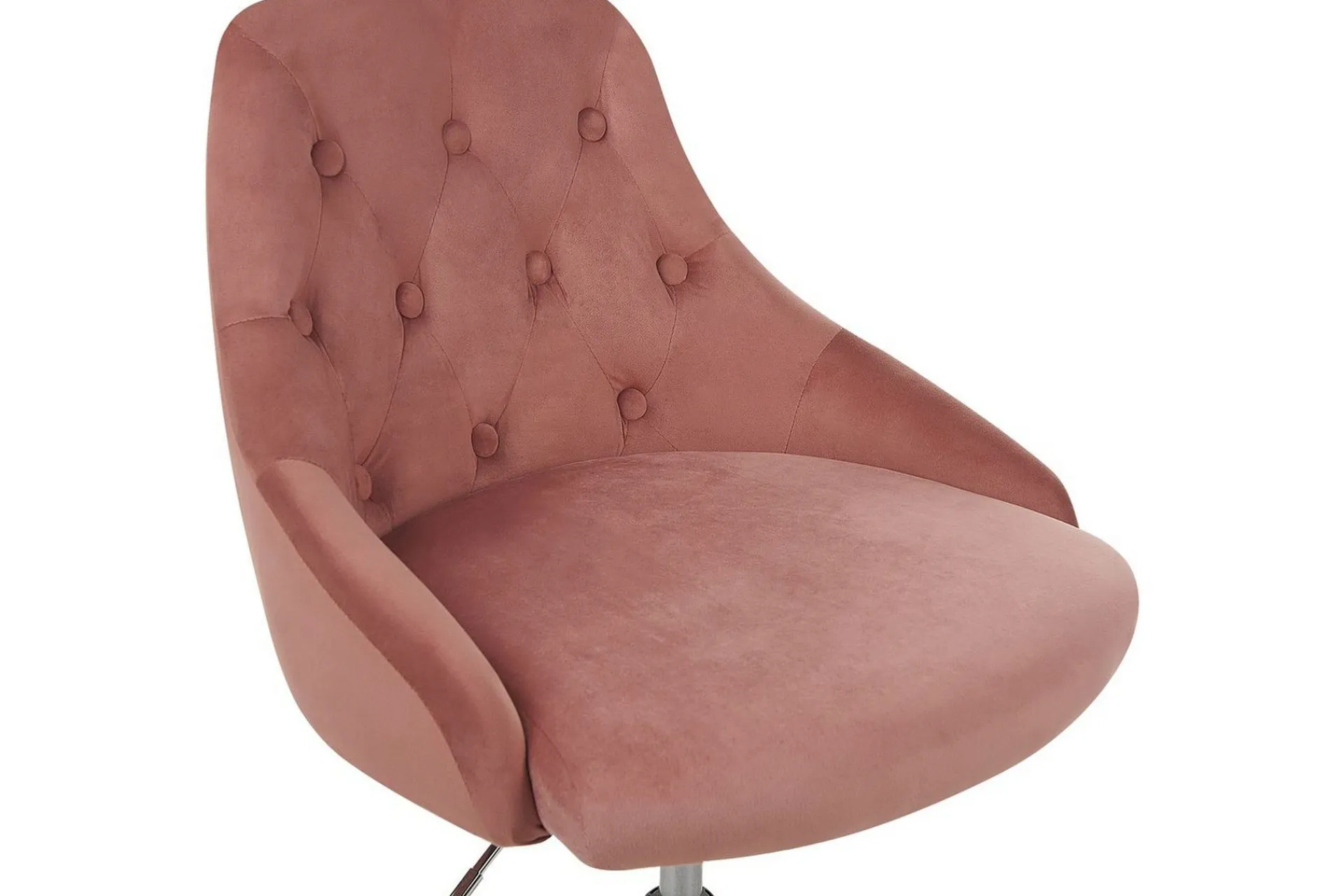 Kontorstol Parrish Rosa/svart/sølv